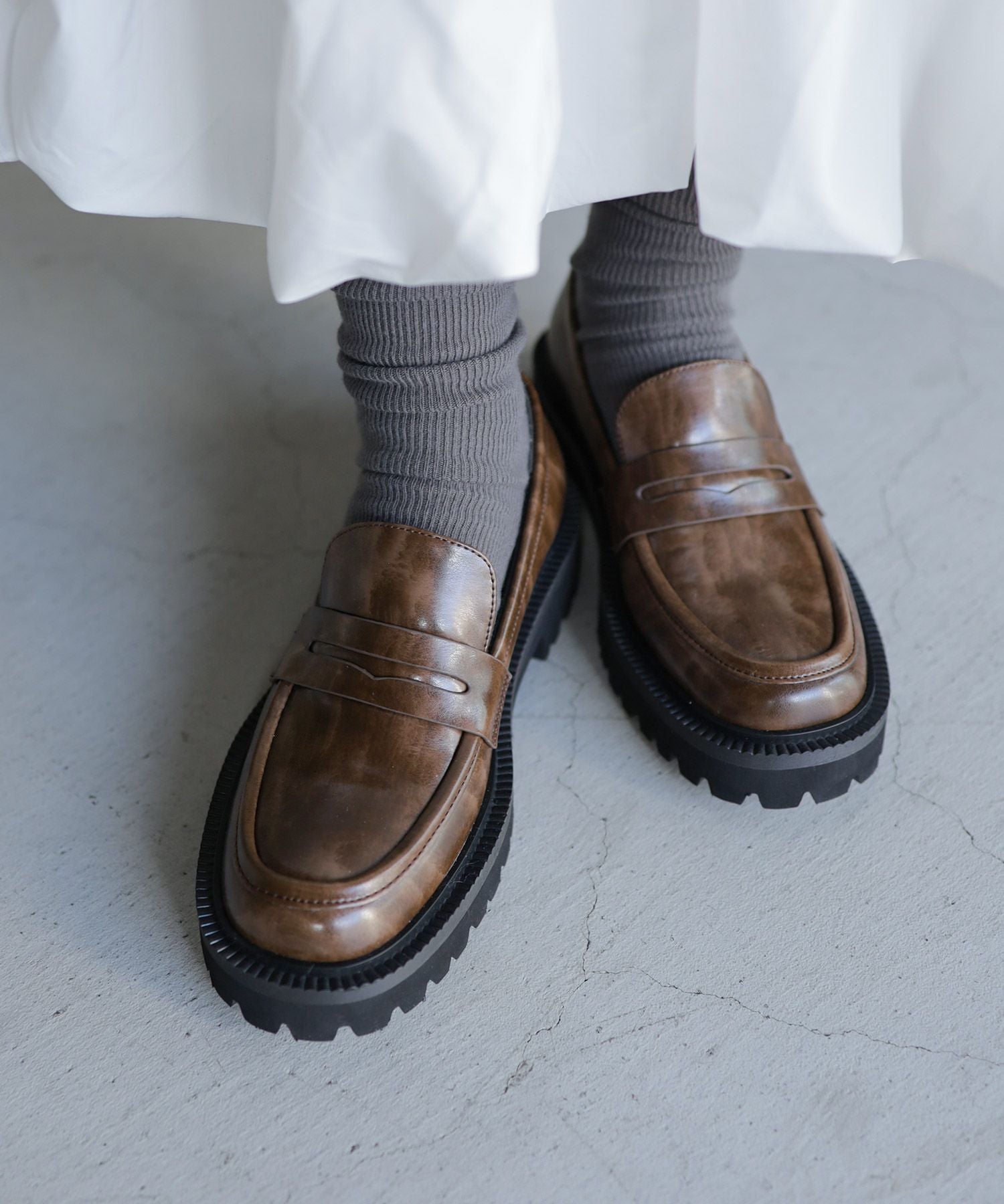 軽量厚底コインローファー　【公式ショップ・ZOZOTOWN・Amazon限定販売アイテム】