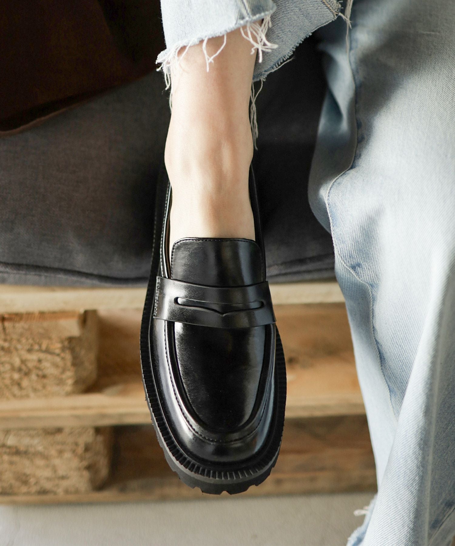 軽量厚底コインローファー　【公式ショップ・ZOZOTOWN・Amazon限定販売アイテム】