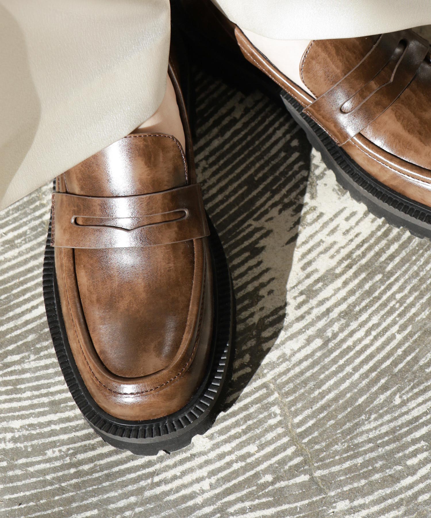 軽量厚底コインローファー 【公式ショップ・ZOZOTOWN・Amazon限定販売アイテム】