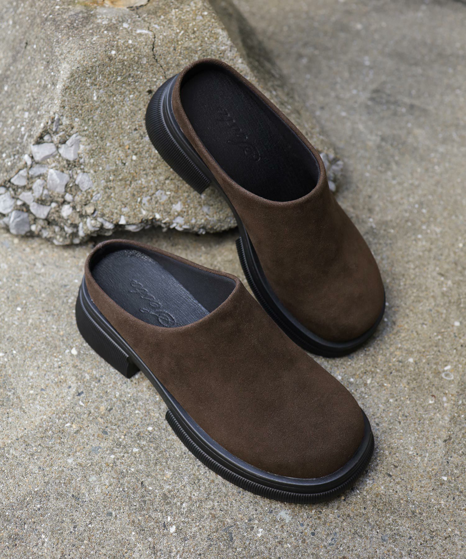 厚底スリッポンサンダル