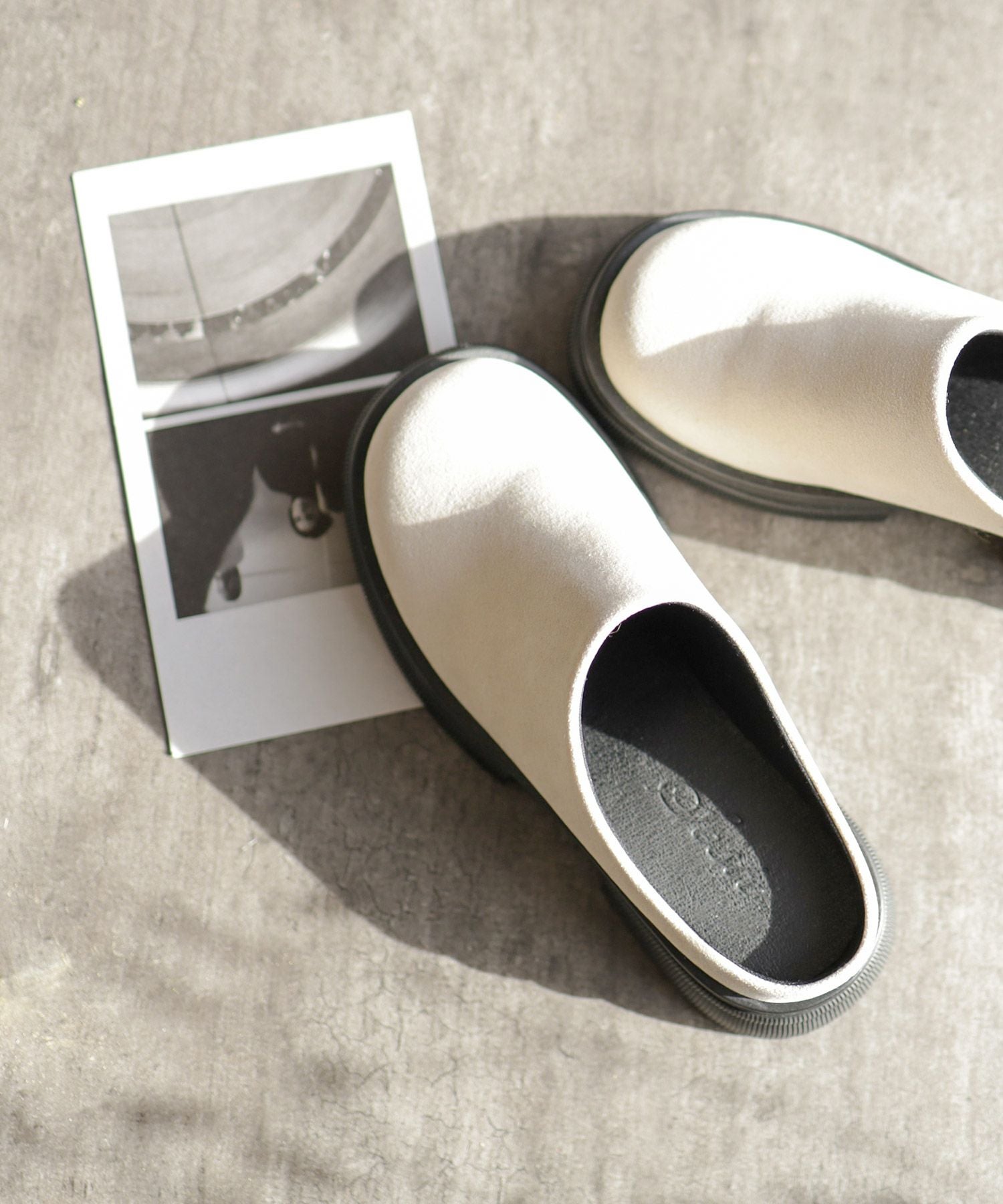 厚底スリッポンサンダル