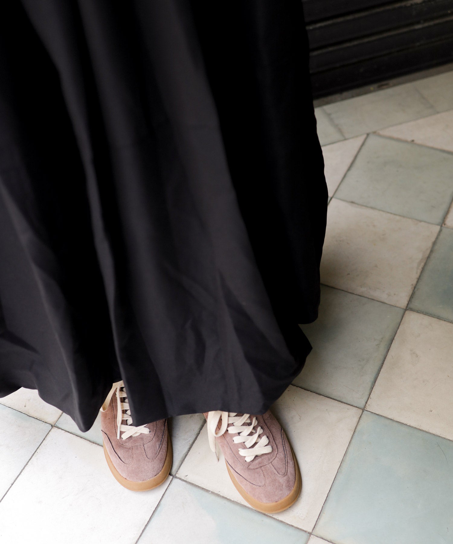 ガムソールレースアップスニーカー ▲返品不可