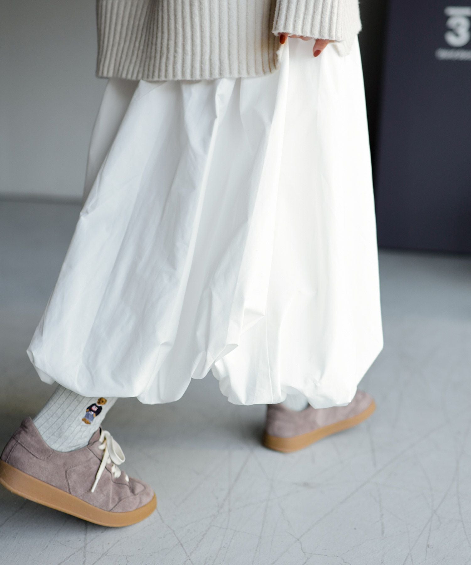 ガムソールレースアップスニーカー ▲返品不可