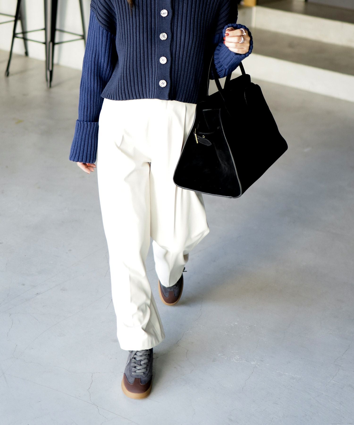 ガムソールレースアップスニーカー ▲返品不可