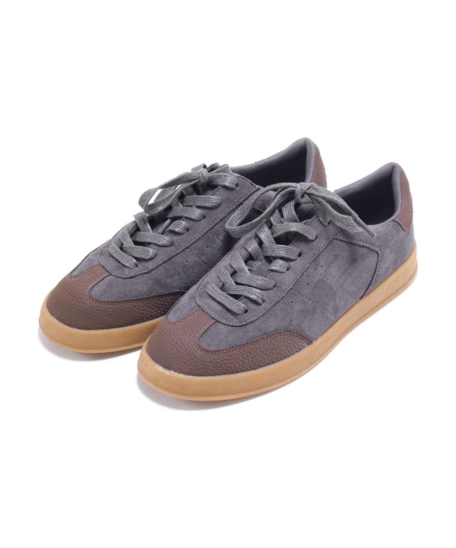 ガムソールレースアップスニーカー ▲返品不可