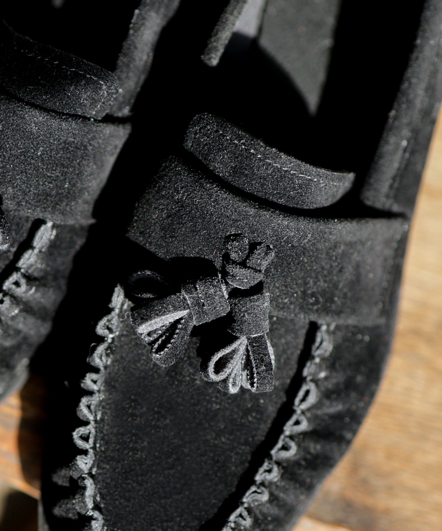 モカステッチタッセルローファー ▲返品不可