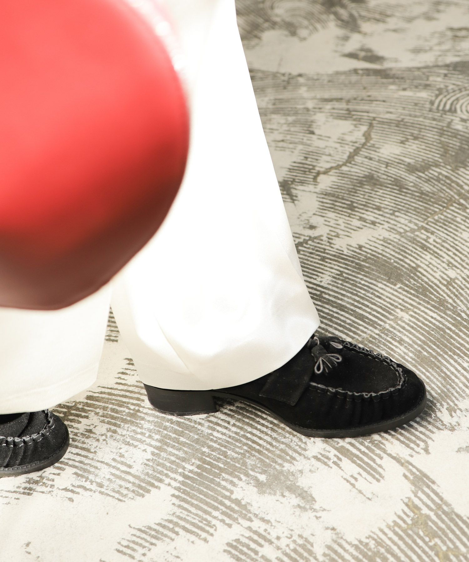 モカステッチタッセルローファー ▲返品不可