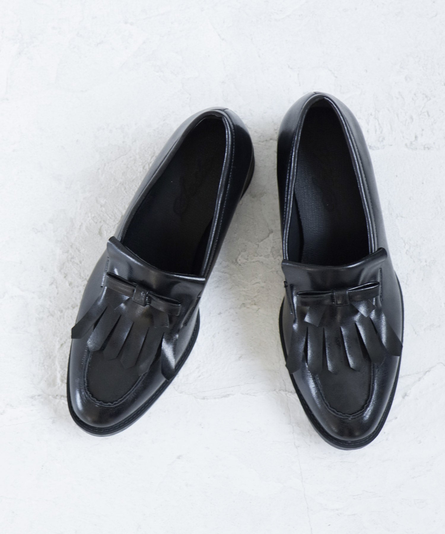 キルティタンリボンローファー