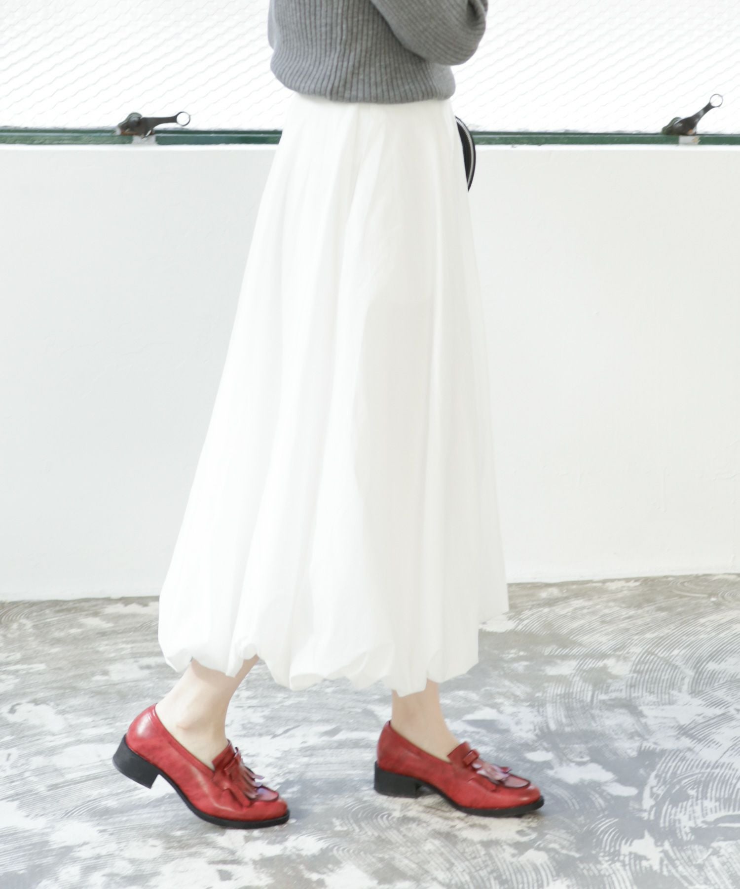 キルティタンリボンローファー