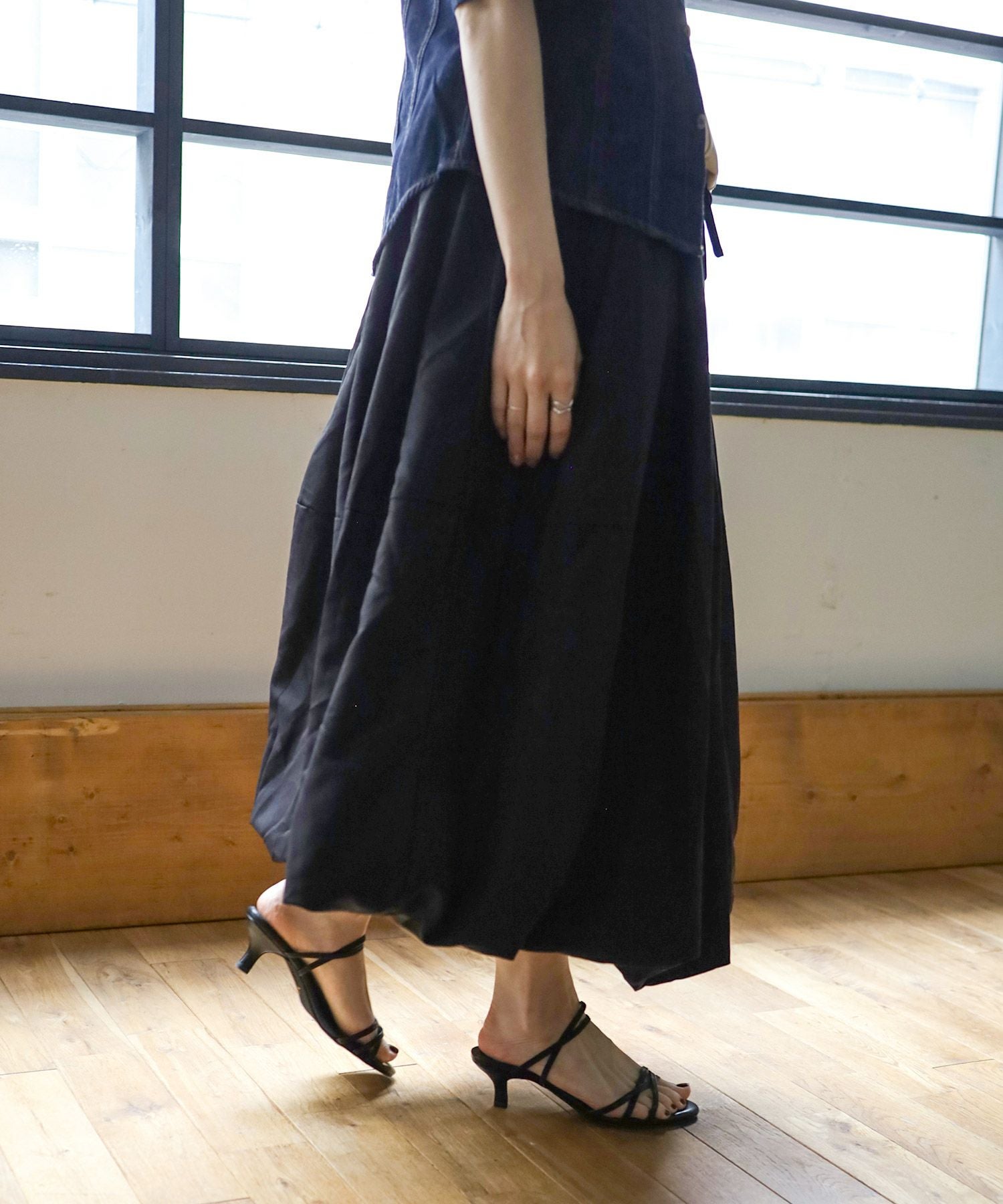 ラインストラップゴムフィット2Wayサンダル | SESTO(セスト